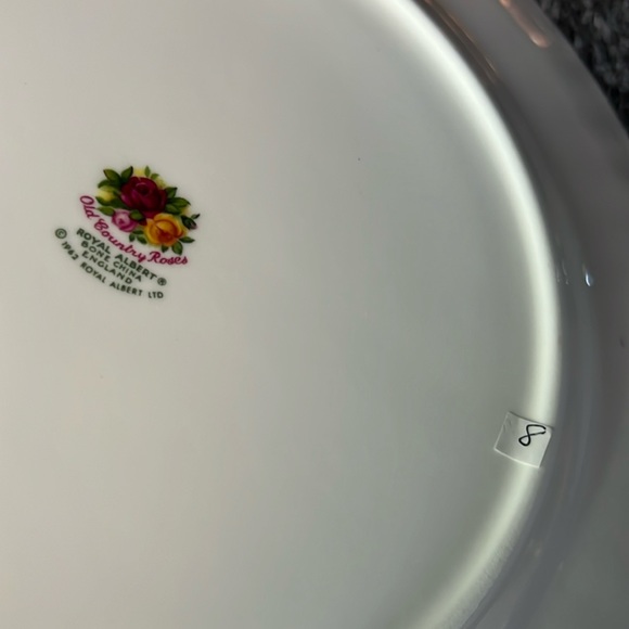DINNER PLATE OLD COUNTRY ROSES 1962 ROYAL ALBERT BONE CHINA ENGLAND VINTAGE - Picture 9 of 10